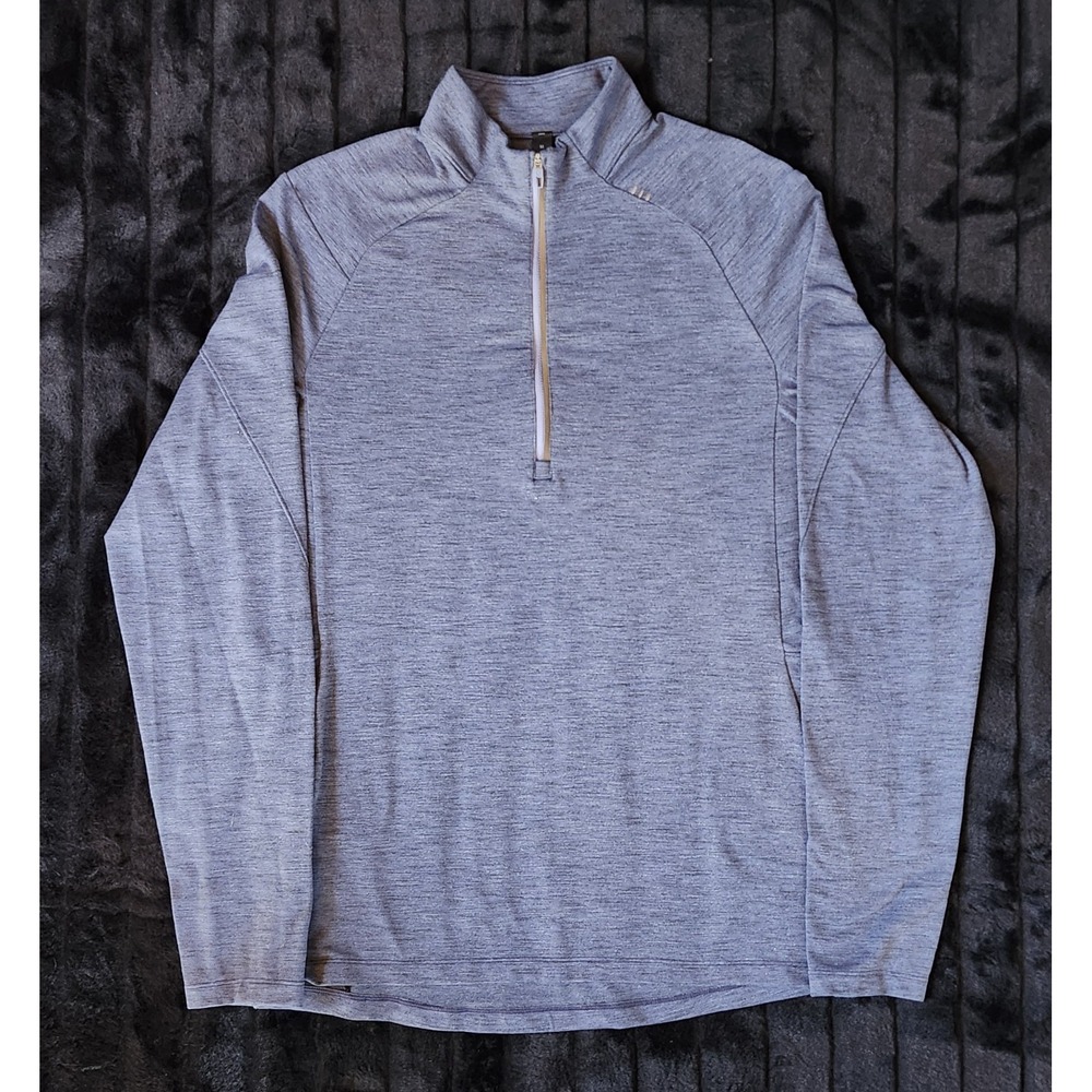 Lululemon Surge Warm Half-Zip Navy Medium Long Sleeve Shirt